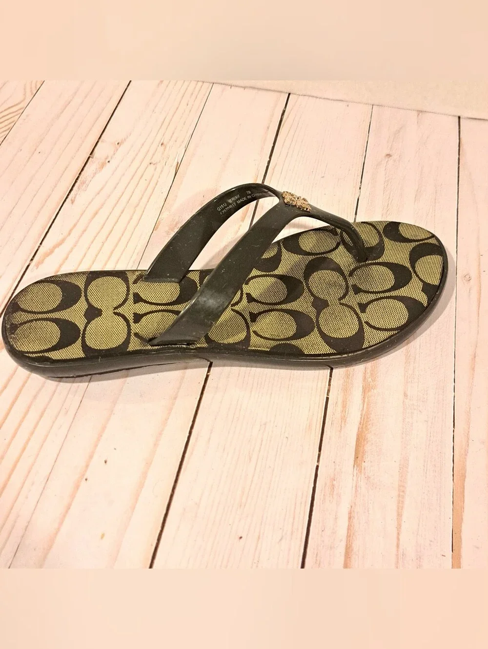 Coach Trixie Signature C Thong Sandals